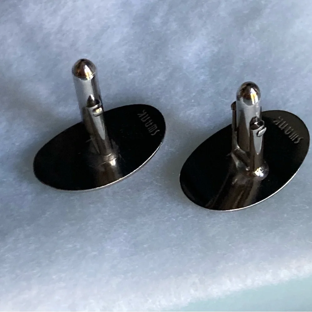Vintage “D” Gold and Silver Monogram Cufflinks